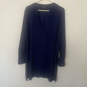 Eloquii Navy Blue Blouse
